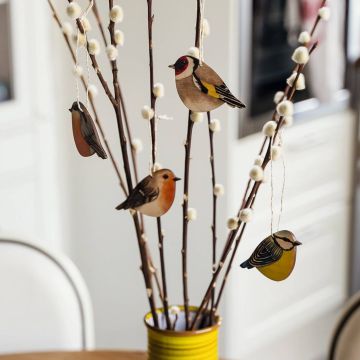 Vogelanhänger aus Holz