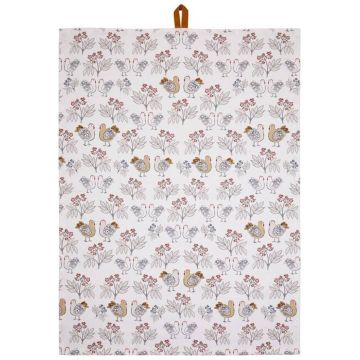 Geschirrtuch Huhn und Blume (2er-Set)
